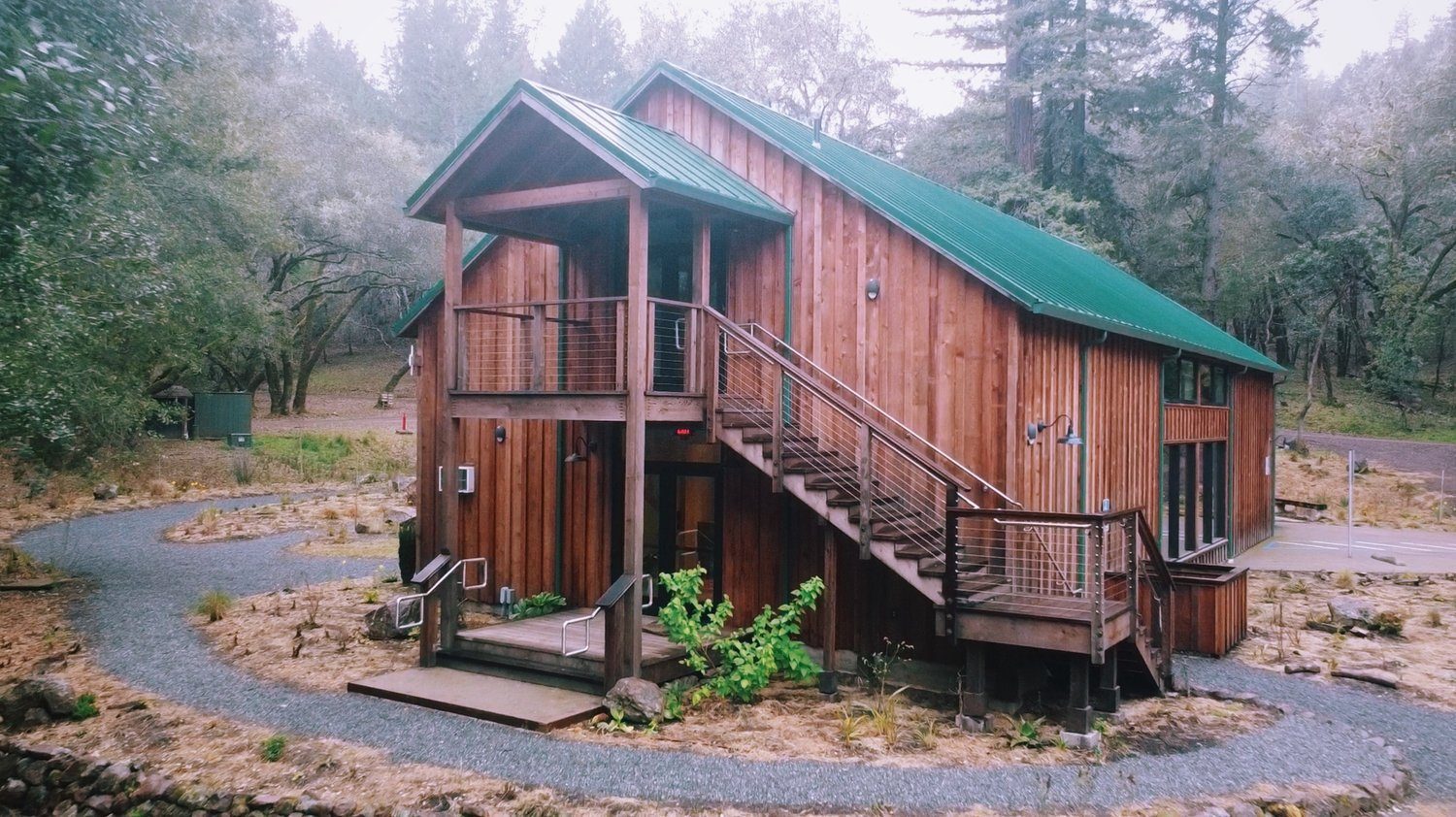 The 162-acre grounds at The Land